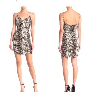 NWT TEN SIXTY SHERMAN X Nordstrom Leopard Print Lightweight Dress Size S